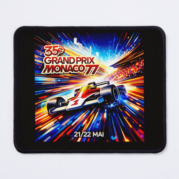 Item preview, Blast from the past a vintage old poster variation Monaco 77 #5 designed and sold by Helios Be. Lavsh.