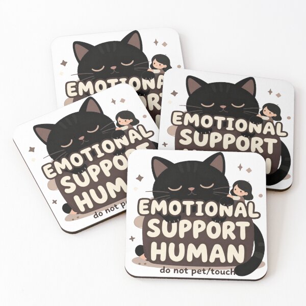 Item preview, Emotional Support Human designed and sold by WrappedUpWhimsy.