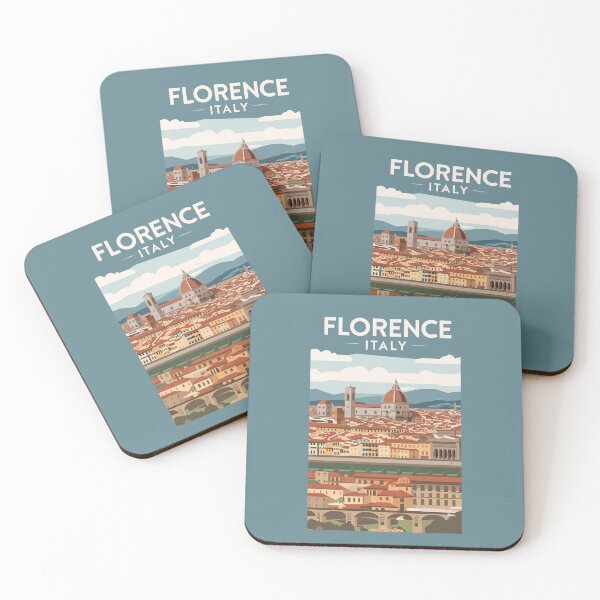 Item preview, A Vintage Travel Art of Florence - Italy  designed and sold by GoodOldVintage.