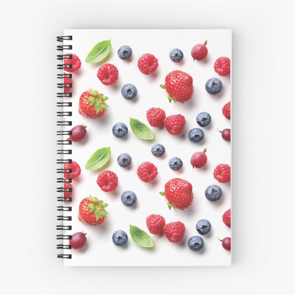 Item preview, Fresh Berries Pattern on White designed and sold by zeStudioPhoto.