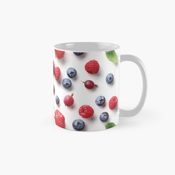 Item preview, Fresh Berries Pattern on White designed and sold by zeStudioPhoto.