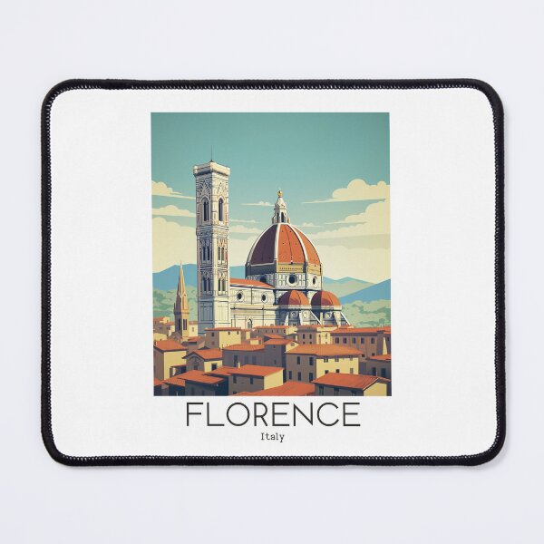Item preview, A Vintage Travel Illustration of Florence - Italy designed and sold by GoodOldVintage.