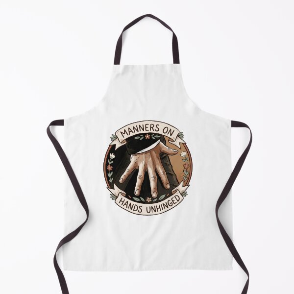 Item preview, Manners On Hands Unhinged Vintage Sepia Hand Graphic designed and sold by Fenay Designs.