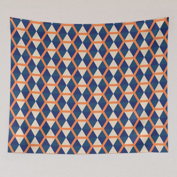 Item preview, Mid Century Honeycomb Cube - Abstract Geometric Shape Pattern  - Baby Shower Gifts designed and sold by RoyalStarsPatts.