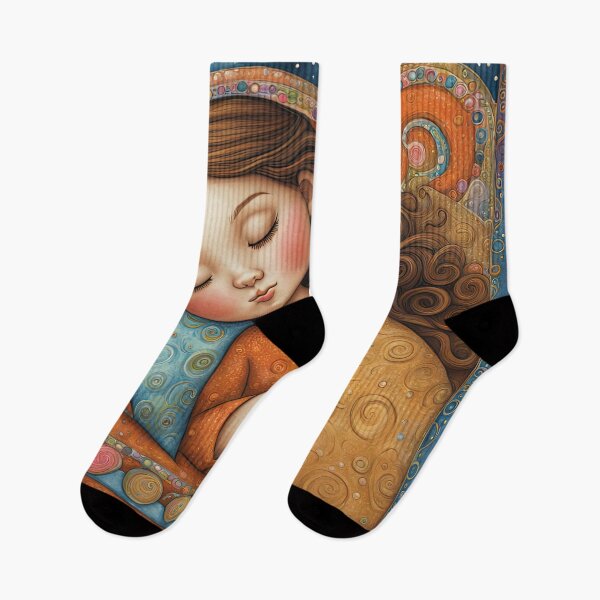 Item preview, Folk-Art Angel Asleep in bed designed and sold by Colin Bentham.