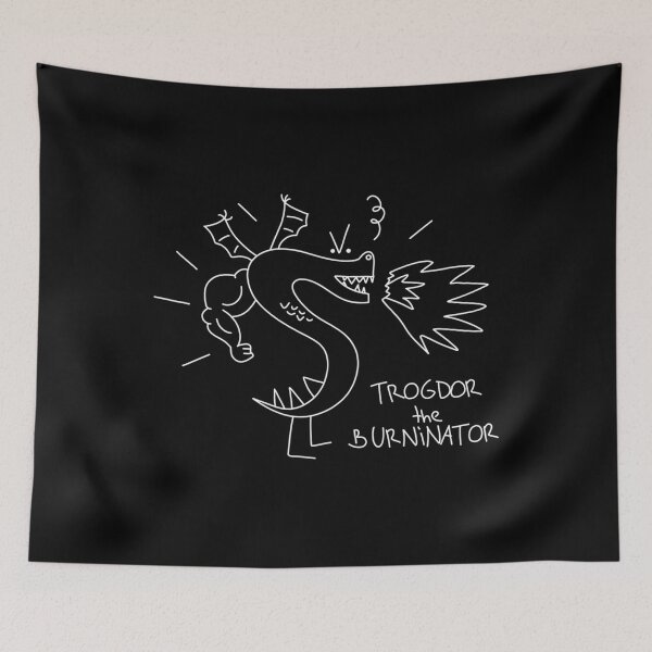 Item preview, Trogdor The Burninator Black designed and sold by omfgitsvalente.