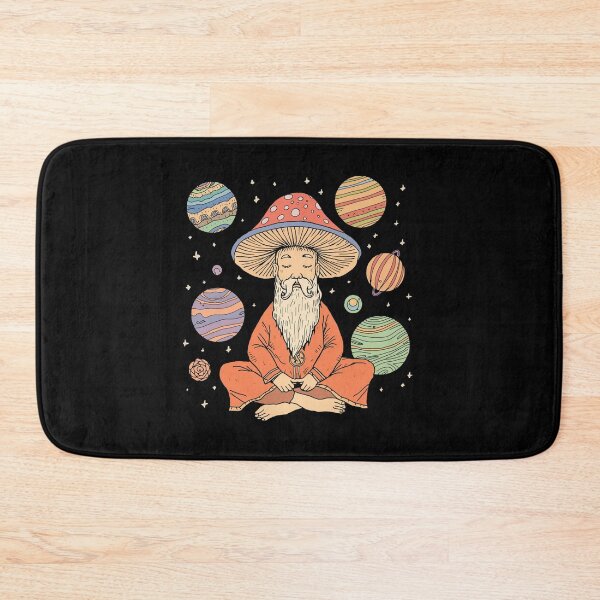 Item preview,  Yoga Mushroom Meditates In Space ,Magic Mushroom Buddha designed and sold by SOUFIANE1991.