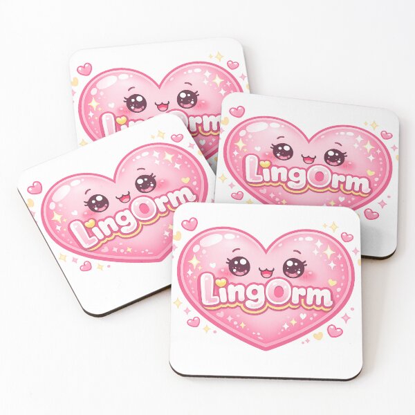 Item preview, LingOrm Kawaii Heart | Thai GL Fan Cute Pink Love Design designed and sold by Item Geeks.