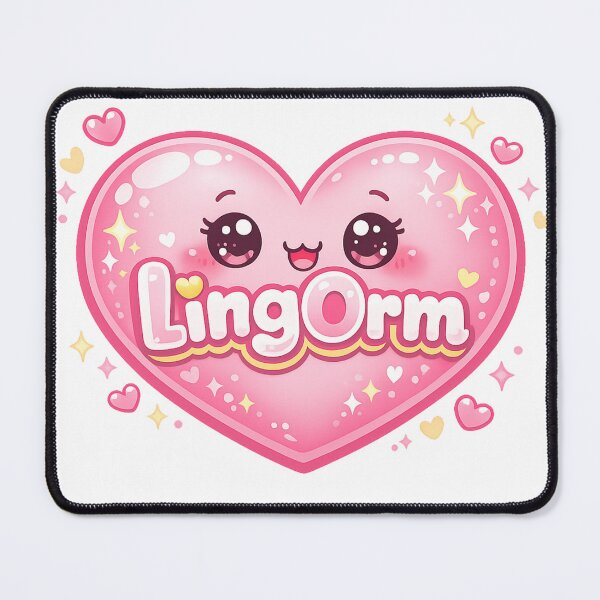 Item preview, LingOrm Kawaii Heart | Thai GL Fan Cute Pink Love Design designed and sold by Item Geeks.