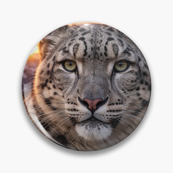 Item preview, Snow Leopard at Sunset – Majestic Mountain Wildlife Art designed and sold by Darlin8888.
