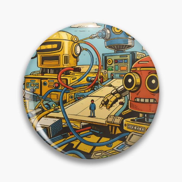 Item preview, Retro Robotics Lab designed and sold by Matinez Pink.