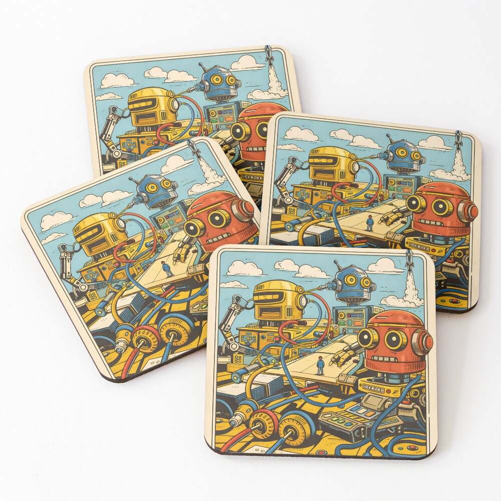 Item preview, Coasters (Set of 4) designed and sold by Toddlostproject.