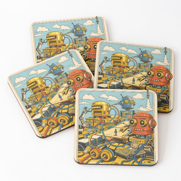 Item preview, Retro Robotics Lab designed and sold by Matinez Pink.