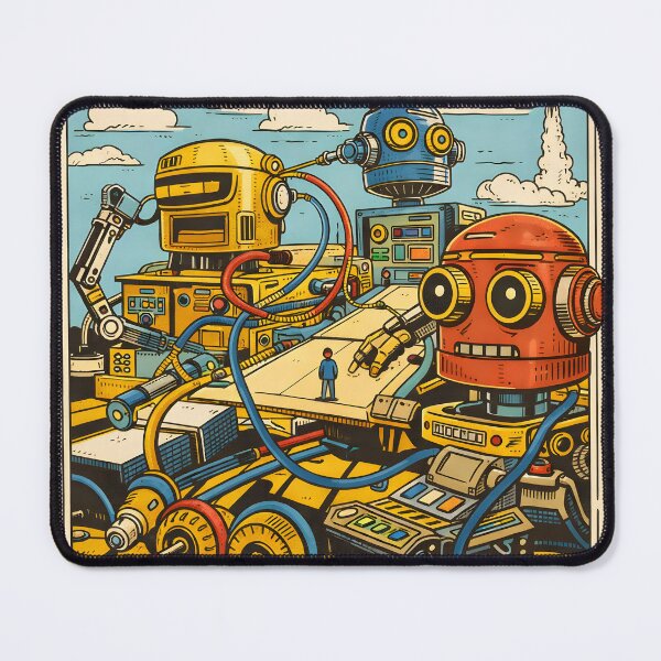 Item preview, Retro Robotics Lab designed and sold by Matinez Pink.