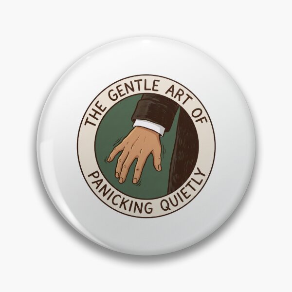 Item preview, The Gentle Art Of Panicking Quietly Hand Art designed and sold by Fenay Designs.