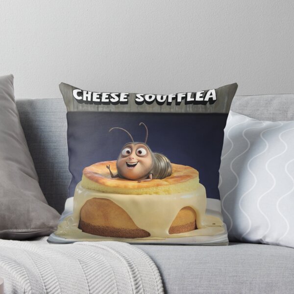 Item preview, Cheese Soufflea - Funny Cheese Flea Pun designed and sold by FleaNomenon.