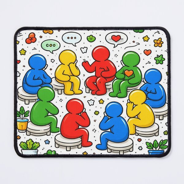 Item preview, Happy people Listen designed and sold by LuluLeb.