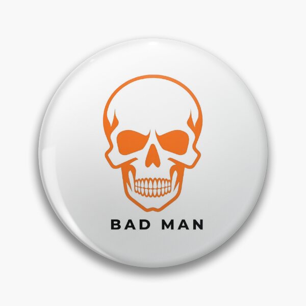 Item preview, Bad Man Skull Logo – Bold Minimal Streetwear Design designed and sold by Thiqon.