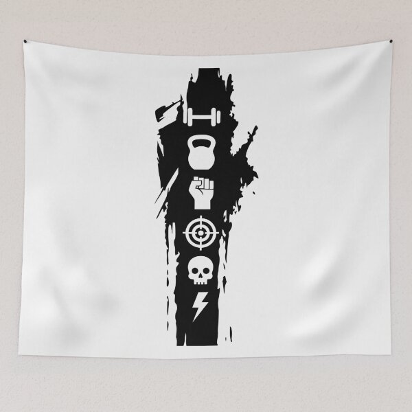 Item preview, Grunge Vertical Fitness Banner with Abstract Texture designed and sold by AFernandesDSG.