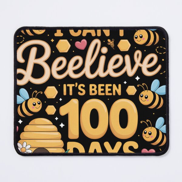 Item preview, I Can_t Believe It_s Been 100 Days of School Bee designed and sold by tiekanamac.