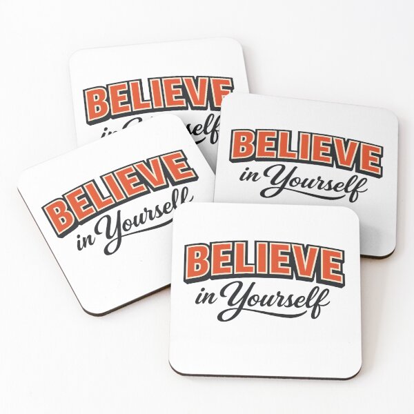 Item preview, Believe in Yourself Motivational Quote Design designed and sold by quietvisualsco.