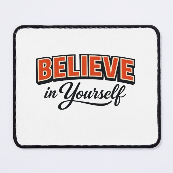 Item preview, Believe in Yourself Motivational Quote Design designed and sold by quietvisualsco.