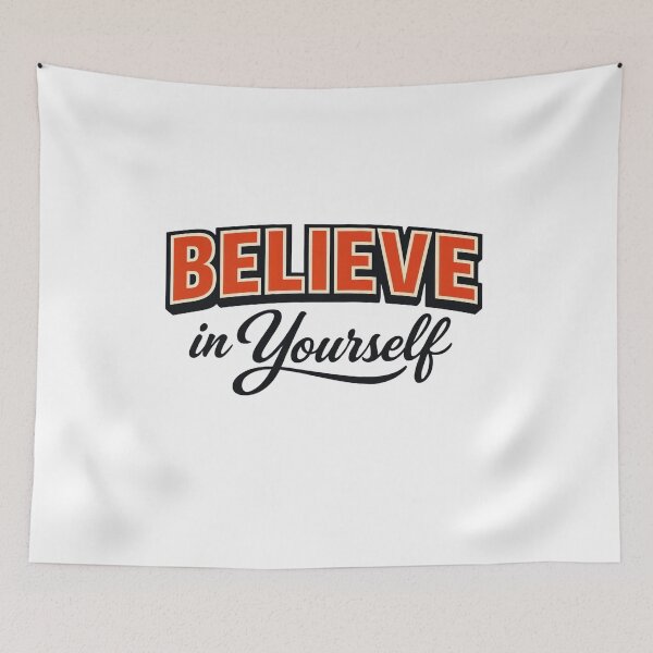 Item preview, Believe in Yourself Motivational Quote Design designed and sold by quietvisualsco.