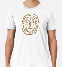Camiseta premium para hombre Salir a comer