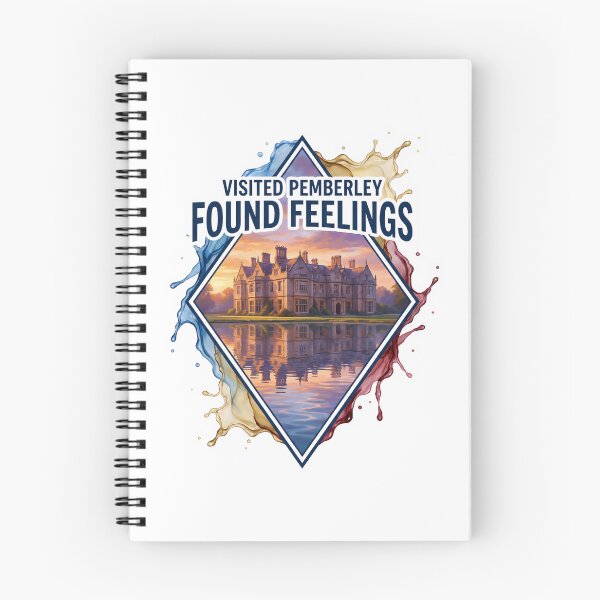 Item preview, Visited Pemberley Found Feelings Paint Splash designed and sold by Fenay Designs.