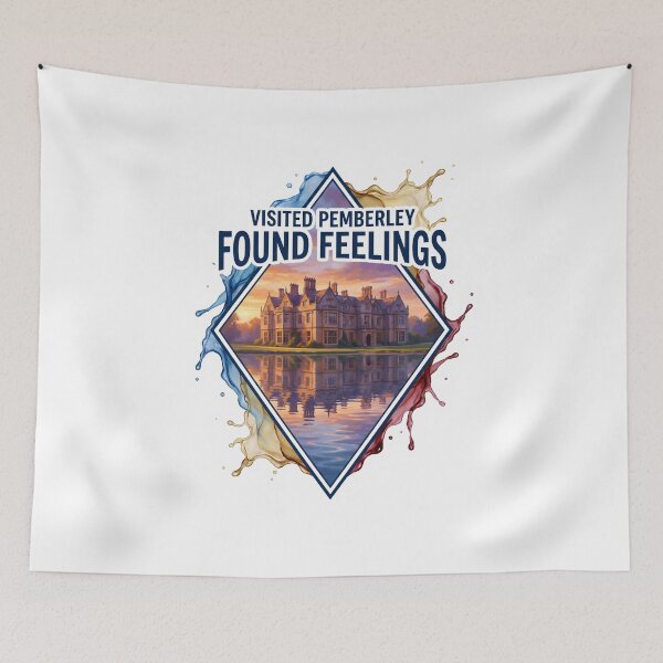 Item preview, Visited Pemberley Found Feelings Paint Splash designed and sold by Fenay Designs.