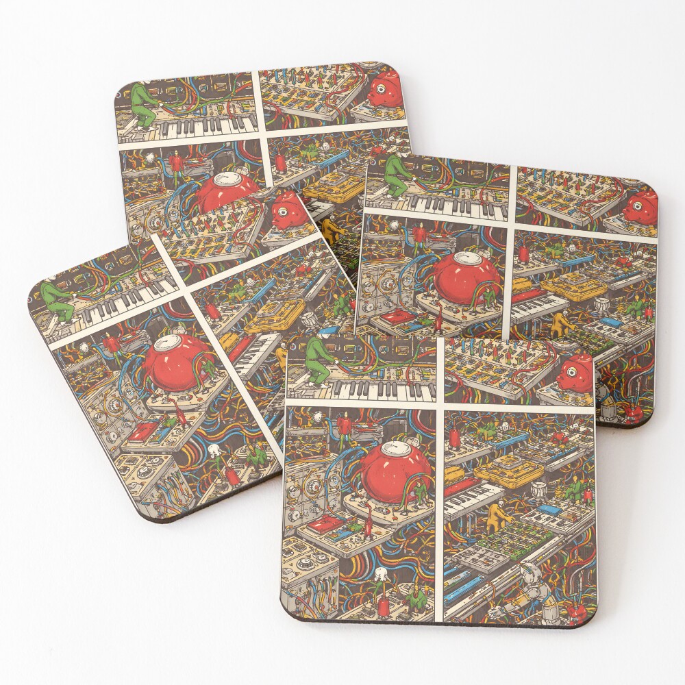 Item preview, Coasters (Set of 4) designed and sold by Toddlostproject.