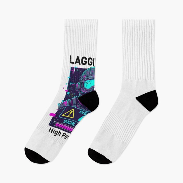 Item preview, Lagging IRL High Ping Social Battery Glitch Art designed and sold by Mental Tab Closed.