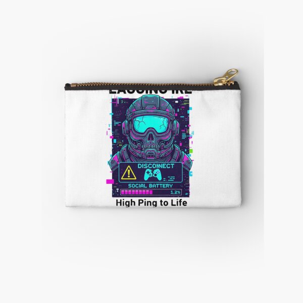 Item preview, Lagging IRL High Ping Social Battery Glitch Art designed and sold by Mental Tab Closed.