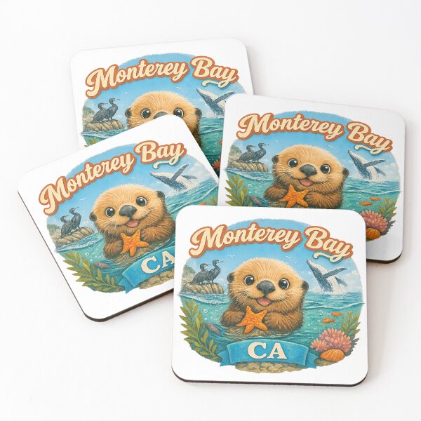 Item preview, Sea Otter Monterey Bay California  designed and sold by PapermintCreate.