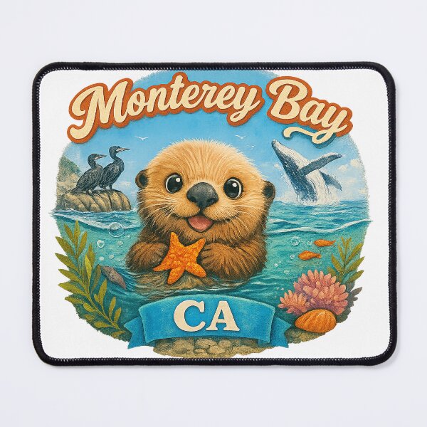 Item preview, Sea Otter Monterey Bay California designed and sold by PapermintCreate.