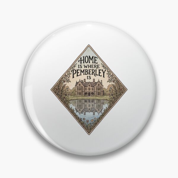 Item preview, Home Is Where Pemberley Is Vintage House designed and sold by Fenay Designs.