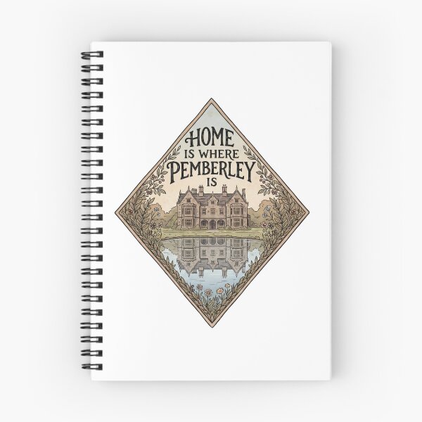 Item preview, Home Is Where Pemberley Is Vintage House designed and sold by Fenay Designs.