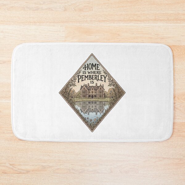 Item preview, Home Is Where Pemberley Is Vintage House designed and sold by Fenay Designs.