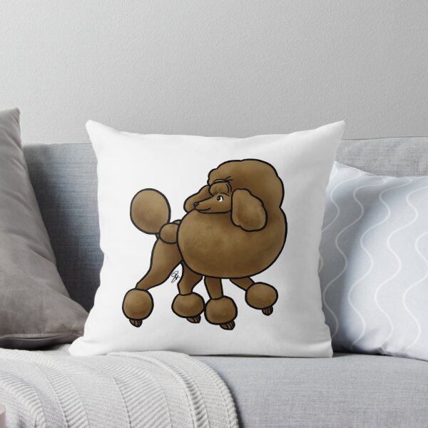 Item preview, Dog - Miniature Poodle - Continental Chocolate designed and sold by Jennifer Stolzer.