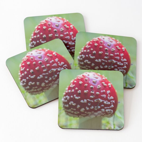 Item preview, Fly agaric mushroom among grass designed and sold by Imagerisium.