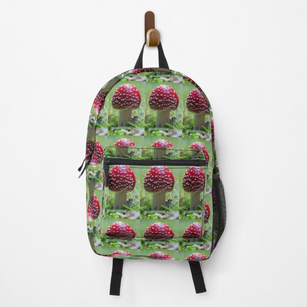 Item preview, Fly agaric mushroom among grass designed and sold by Imagerisium.