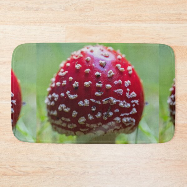 Item preview, Fly agaric mushroom among grass designed and sold by Imagerisium.
