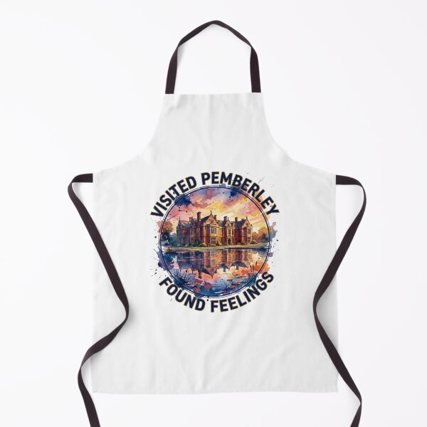 Item preview, Visited Pemberley Found Feelings Watercolor Circle designed and sold by Fenay Designs.