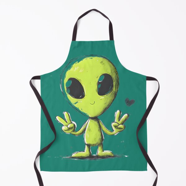 Item preview, Little Green Alien designed and sold by Retro Whimsy.