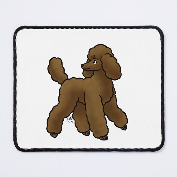 Item preview, Dog - Miniature Poodle - Lamb Chocolate designed and sold by Jennifer Stolzer.
