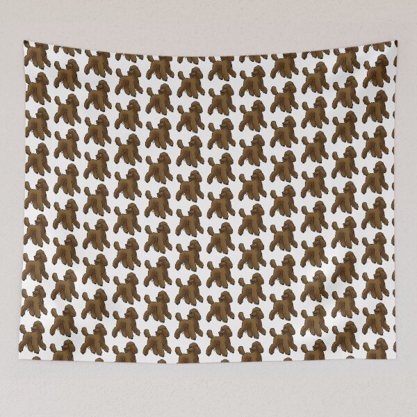 Item preview, Dog - Miniature Poodle - Lamb Chocolate designed and sold by Jennifer Stolzer.