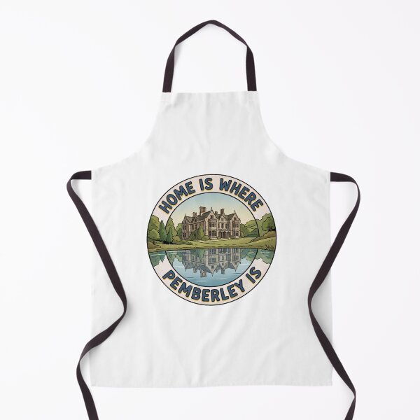 Item preview, Home Is Where Pemberley Is Vintage Badge Graphic designed and sold by Fenay Designs.