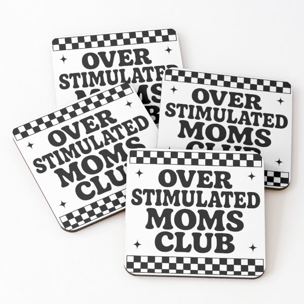 Item preview, Overstimulated Moms Club - Mother's Day designed and sold by ZBIFBOUETLA.