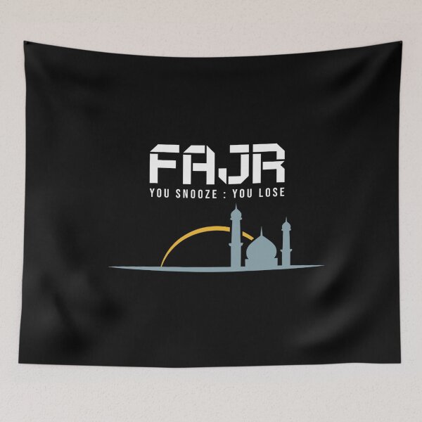 Item preview, Fajr You Snooze You Lose designed and sold by FreshVibe Prints.