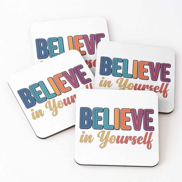 Item preview, Believe in Yourself Motivational Quote Design designed and sold by quietvisualsco.